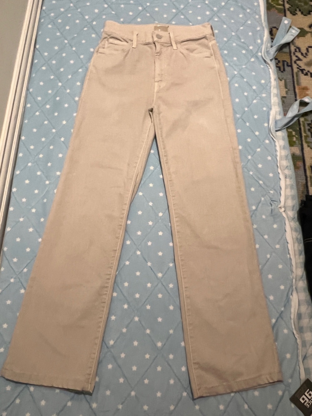 MOTHER The Insider Ankle Fray Chalk It Up Jean size 24 great condition - Picture 3 of 16